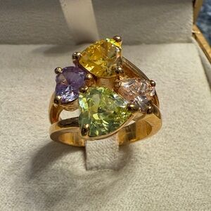 Size 7 gold electroplated ring